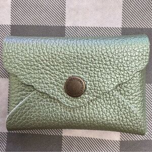 Portland Leather Metallic Beetle Daisy Wallet
